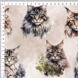 MAINECOON FACES BEIGE