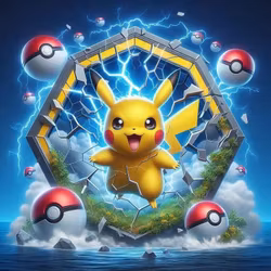 PIKACHU 4 BALLS PANEL FT
