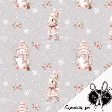 BUNNY AND SNOWMAN