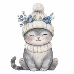 CHRISTMAS CAT DTF