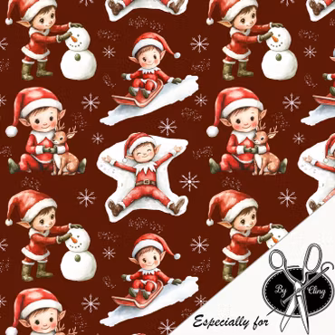 ALF WITH SNOWMAN DTF