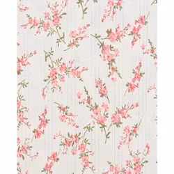 FLOWER BRANCH PINK  POINTELLE