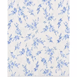 FLOWER BRANCH BLUE  POINTELLE