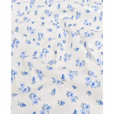 SMALL FLOWER BLUE  POINTELLE