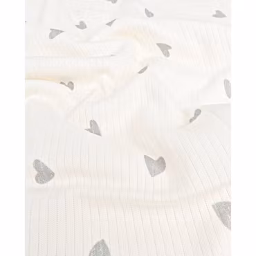 HEART OLDGREEN RIB JERSEY