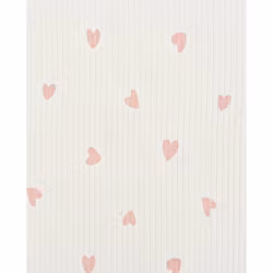 HEART OLDROSE RIB JERSEY