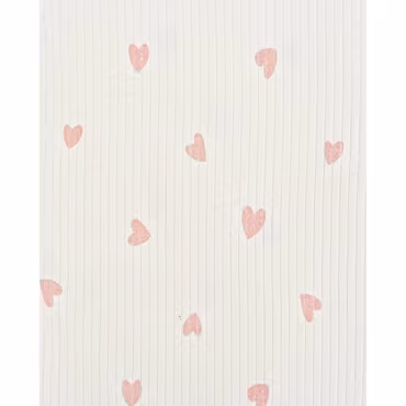 HEART OLDROSE RIB JERSEY