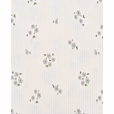 FLOWER OLDGREEN RIB JERSEY