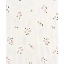 FLOWER BEIGE RIB JERSEY