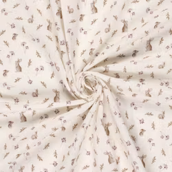 FLOWER RABBIT MUSLIN