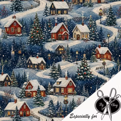 BLUE WINTER VILLAGE