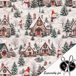 WHITE WINTER VILLAGE