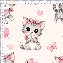 KITTEN WITH A BOW