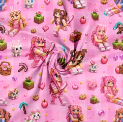 MINECRAFT GIRLS ROSA