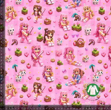 MINECRAFT GIRLS ROSA
