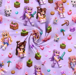 MINECRAFT GIRLS LILA