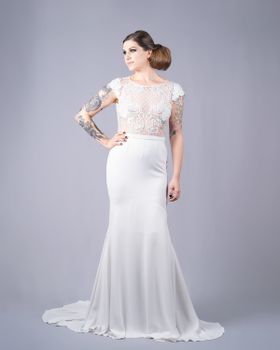 Rose Dress vit