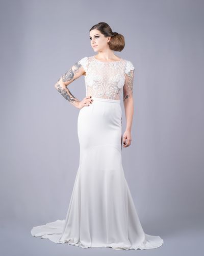 Rose Dress vit