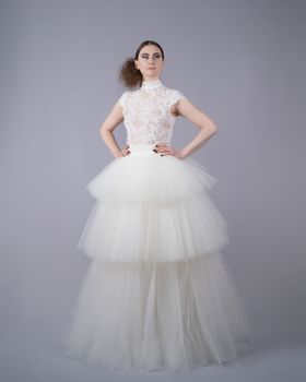 Camellia Dress vit