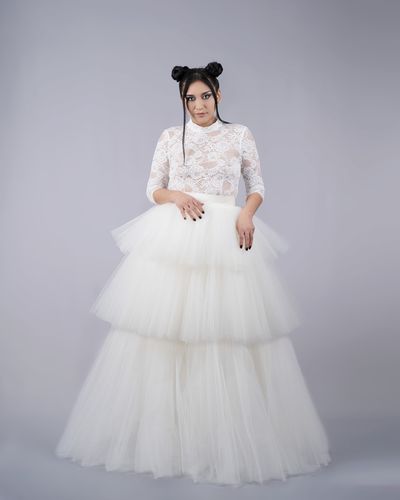 Camilla Dress vit