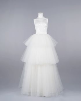 Dahlia Skirt vit med foder