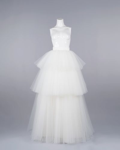 Dahlia Skirt vit med foder