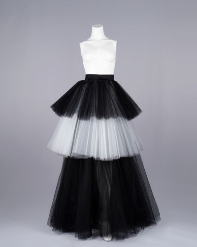 Dahlia Skirt svart/vit