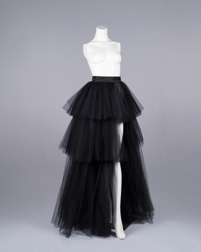 Dahlia Skirt svart/vit med slits