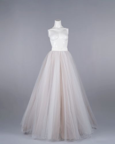 Lily Skirt vit/champagne