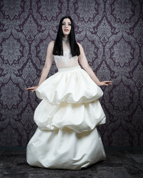 Gossip Skirt svart/vit