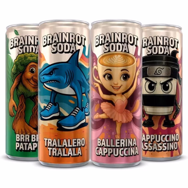Introducing Brainrot Soda.