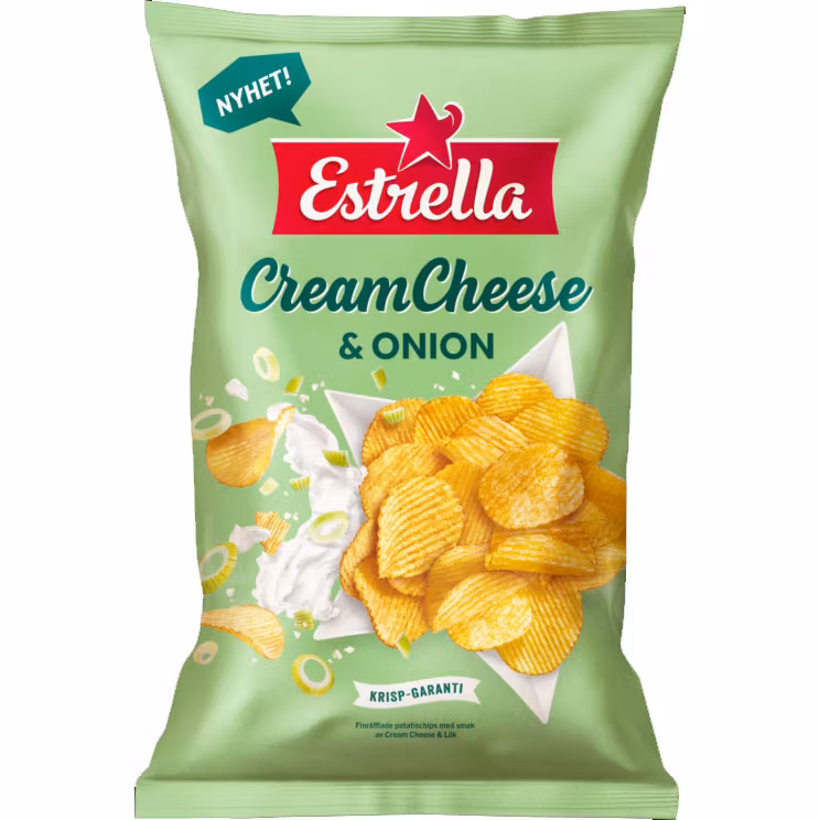 Rizos de queso cheddar Estrella, extra grandes - 210 gramos