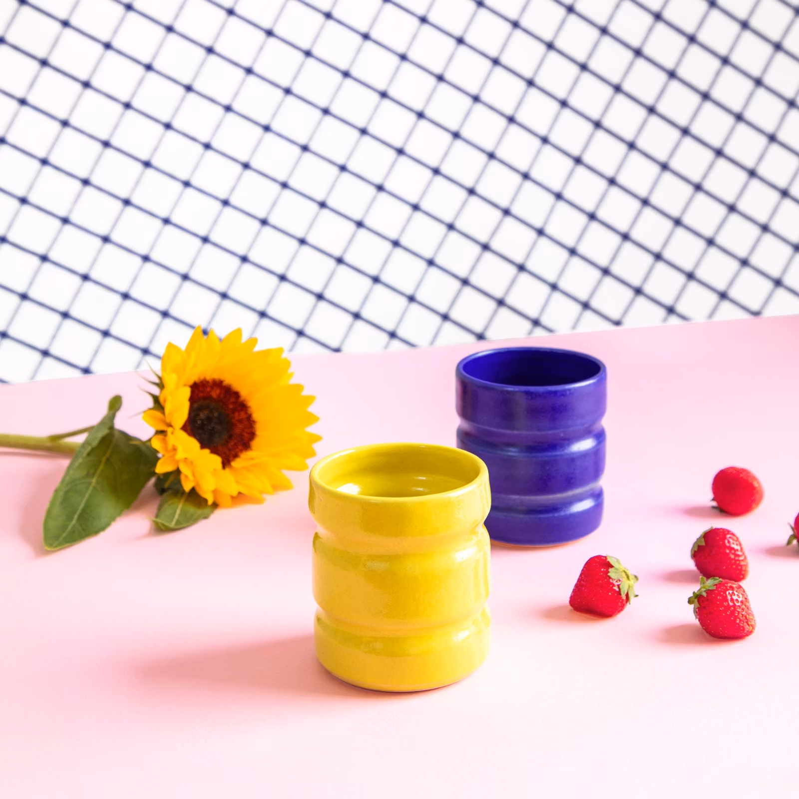 Kopia Designtorget Taza Squeeeze Kalles x DT, Amarillo