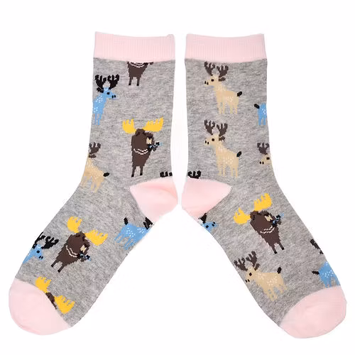 Robin Ruth Socken Damen, Finland Wildlife Lila Multicolor - Größe 36-42