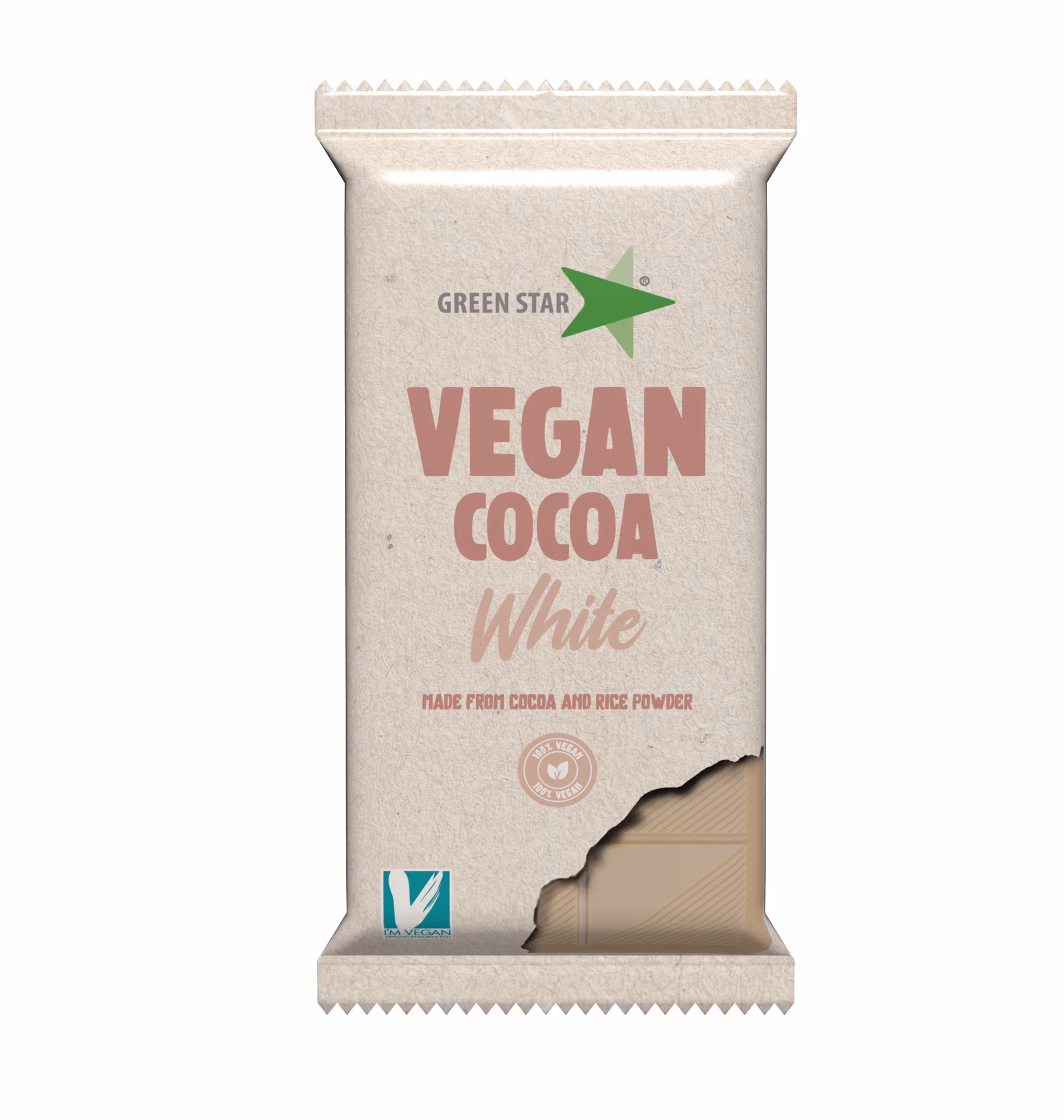 Green Star Vegan White Chocolate - 100 grams (OUTLET)