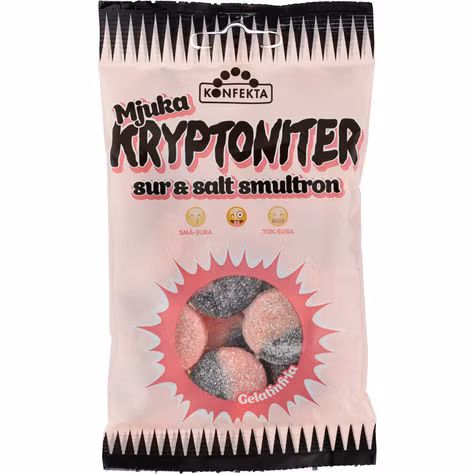 Konfekta "Kryptoniter", zachte wilde aardbei - 65 gram