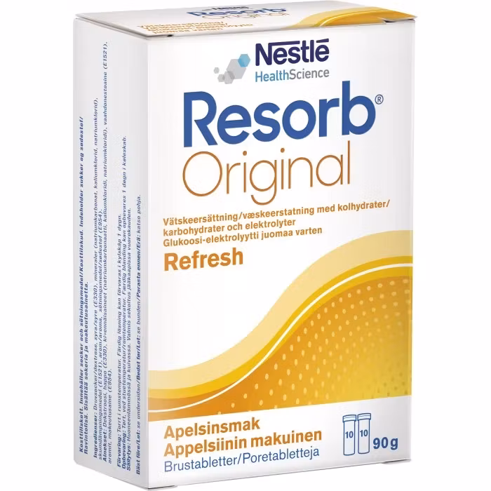 Resorb Orange, Sostituto liquido - 20 compresse effervescenti