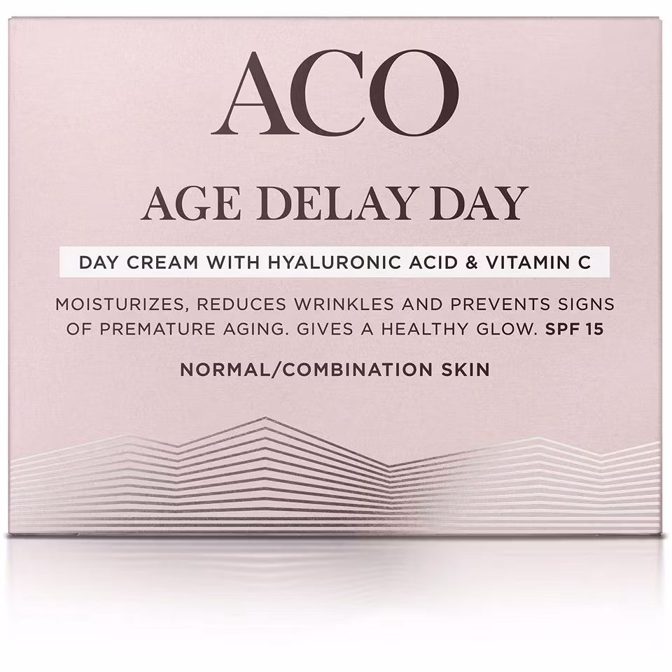 ACO Face Age Delay, Crema de día antienvejecimiento para pieles normales y mixtas - 50 ml