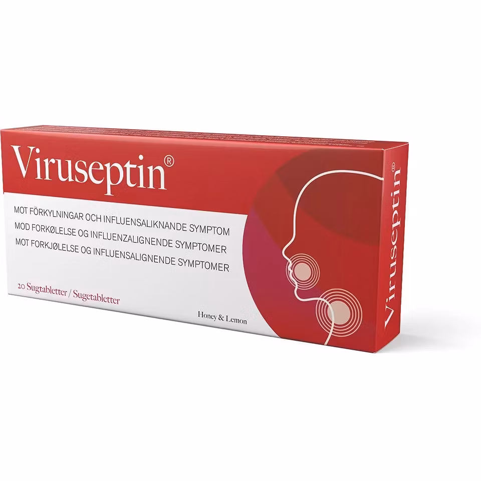 Pastilles Viruseptin contre le rhume - 20 pcs