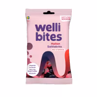 Wellibites Raspberry & salted liquorice  - 70 grams