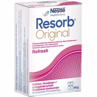 Resorb Raspberry, Liquid substitute - 20 effervescent tablets