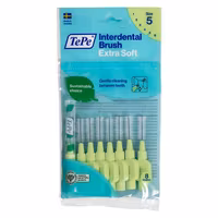TePe Interdental brush Extra Soft Green 0.8mm - 8 pcs