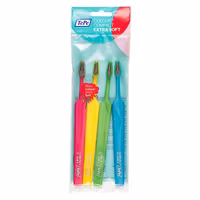 TePe Colour Compact Extra Soft Toothbrush - 4 pcs