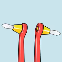 TePe Interspace Soft Angled brush 1 handle + 12 tips