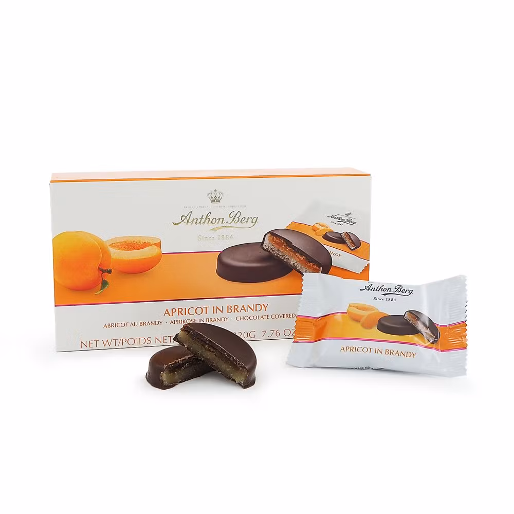 Albicocche Anthon Berg al Cognac - 220 grammi