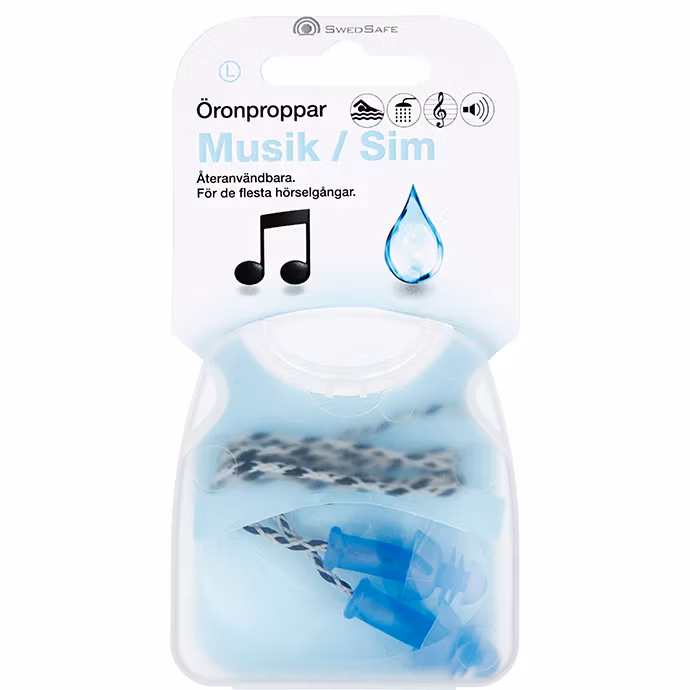 Swedsafe Music & Swim Earplug Large