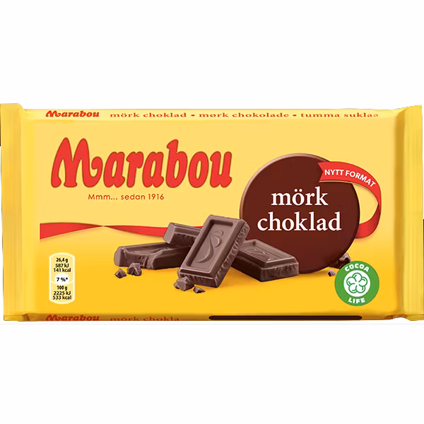 Marabou Dark chocolate - 160 grams