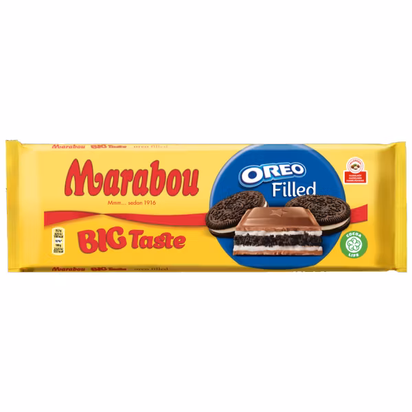 Marabou Big Taste Oreo filled - 320 grams