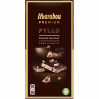 Marabou Premium Filled French Nougat Dark Chocolate - 100 grams
