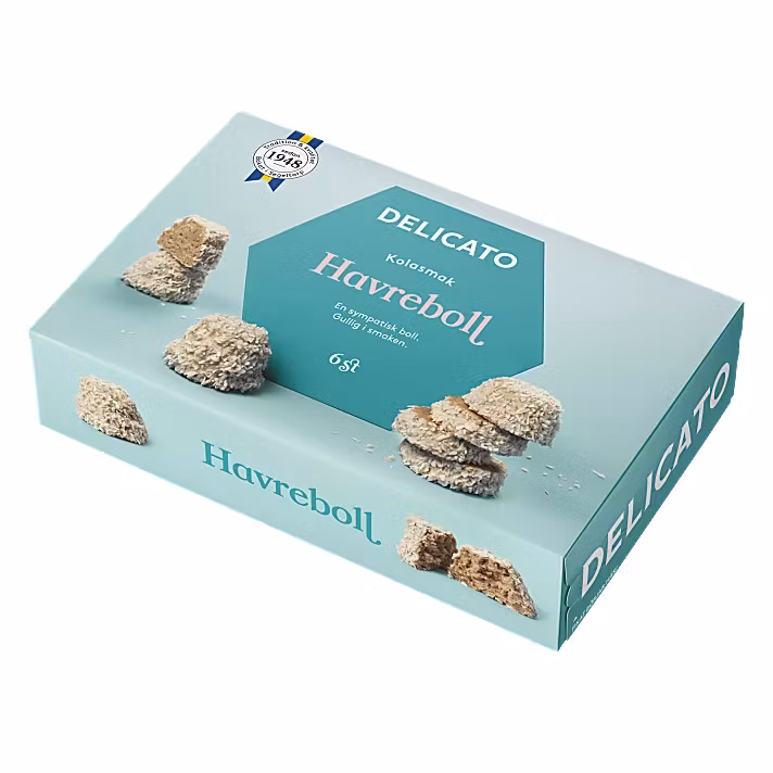 Delicato Havreboll 6 pack - 240 grams